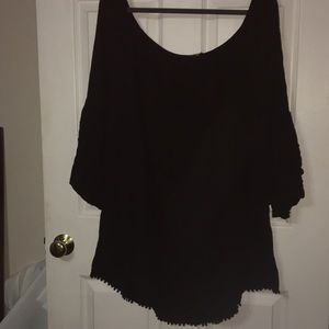 Black women blouse